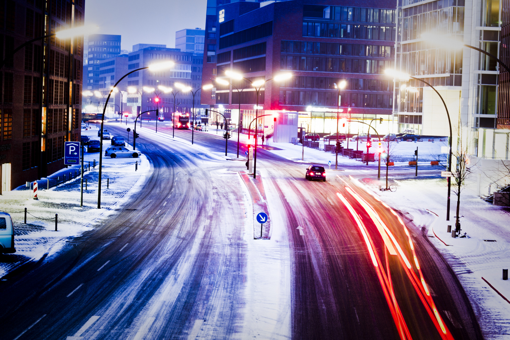 Frozen streets