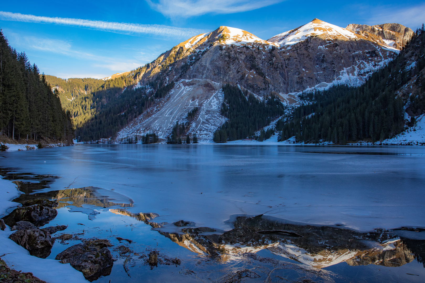 Frozen winter lake no. 2