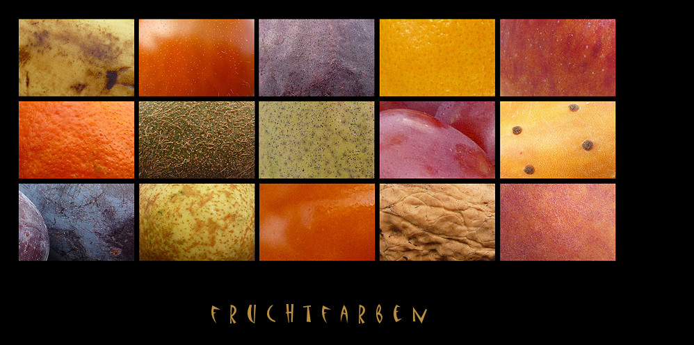 . fruchtfarben .