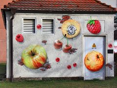 Fruchtige Wand