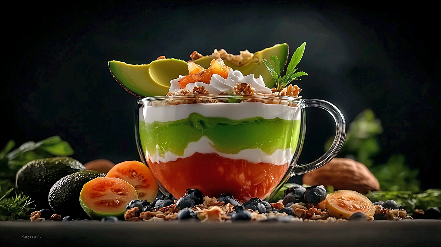 Fruchtiger Avocado-Genuss - Plaisir fruité d'avocat