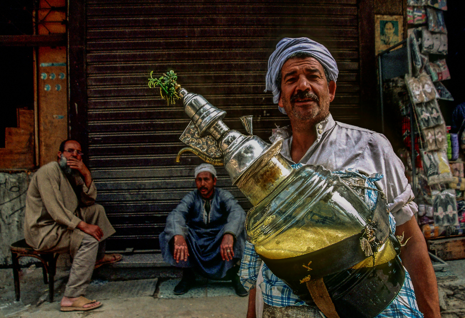 Fruchtsaftverkäufer in Kairo