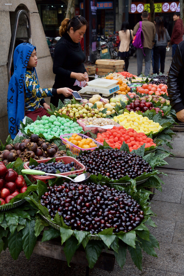 Früchte-Markt in Suzhou-China