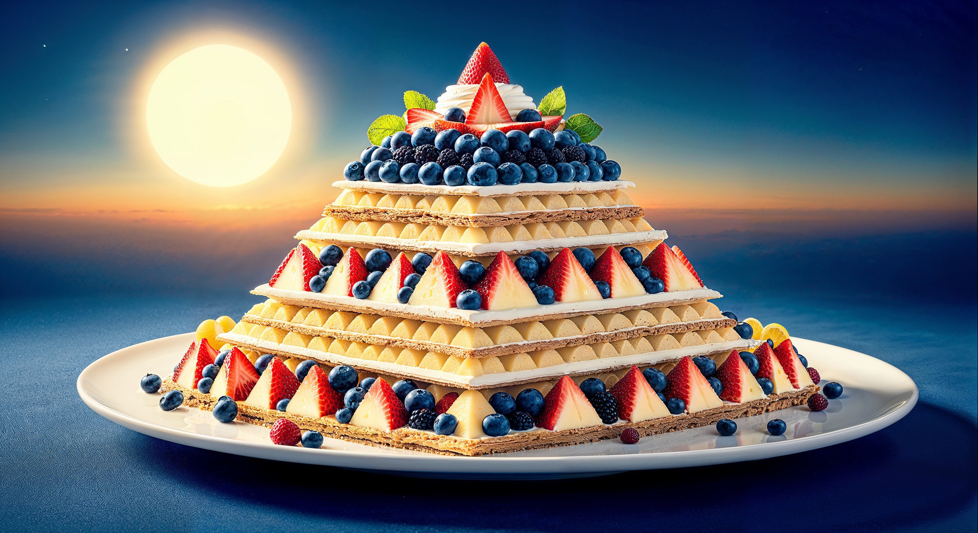 Früchte-Pyramidenkuchen (Sonntag ist Tortentag)