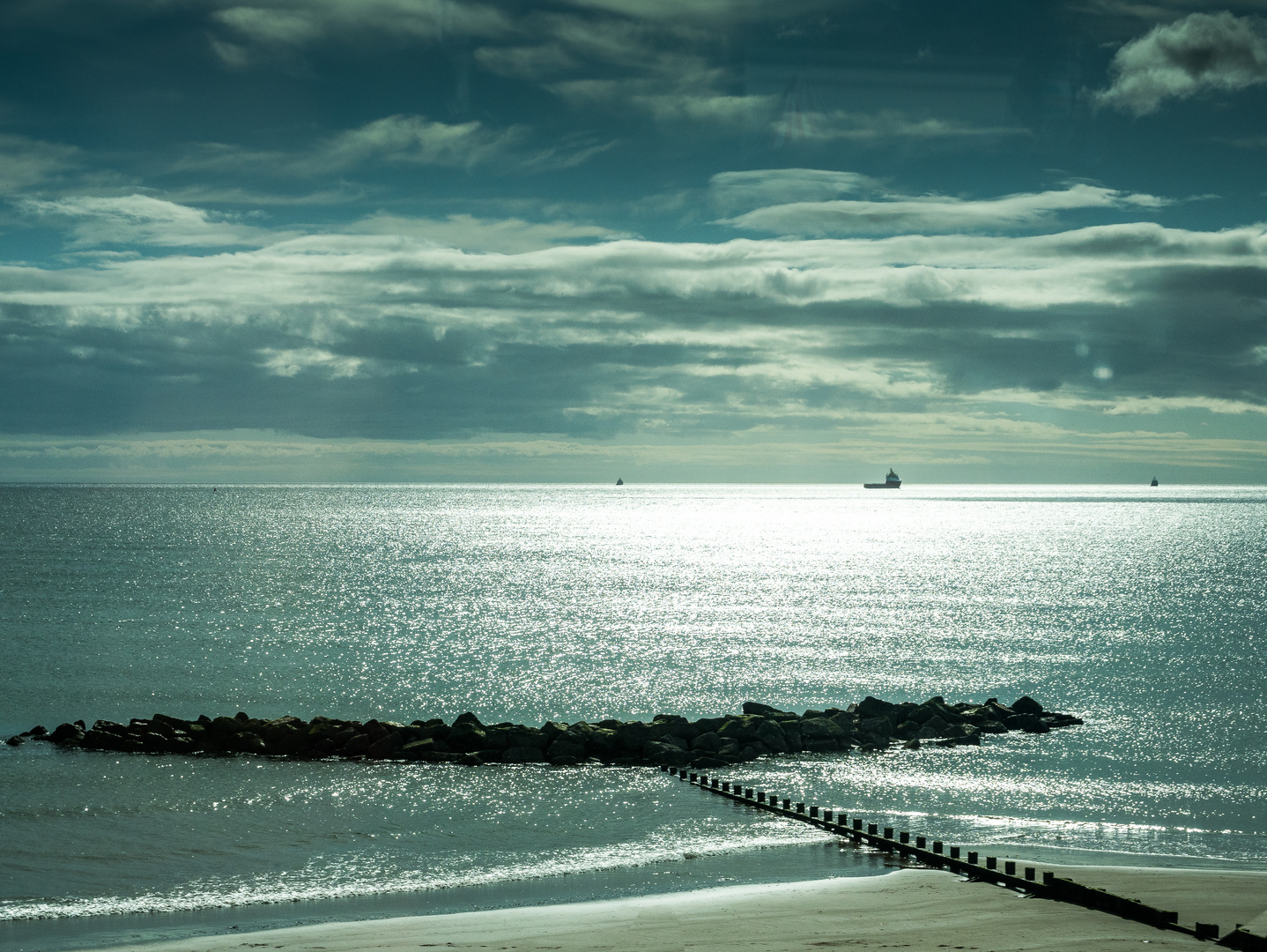 Früh am Meer bei Aberdeen