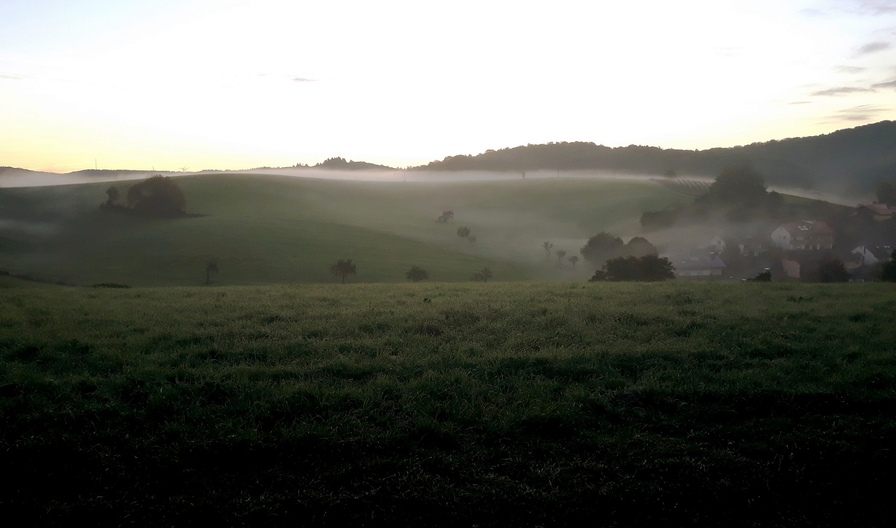 Früh am Morgen.