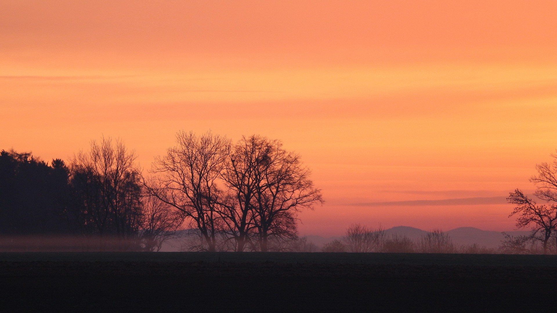 Früh am Morgen