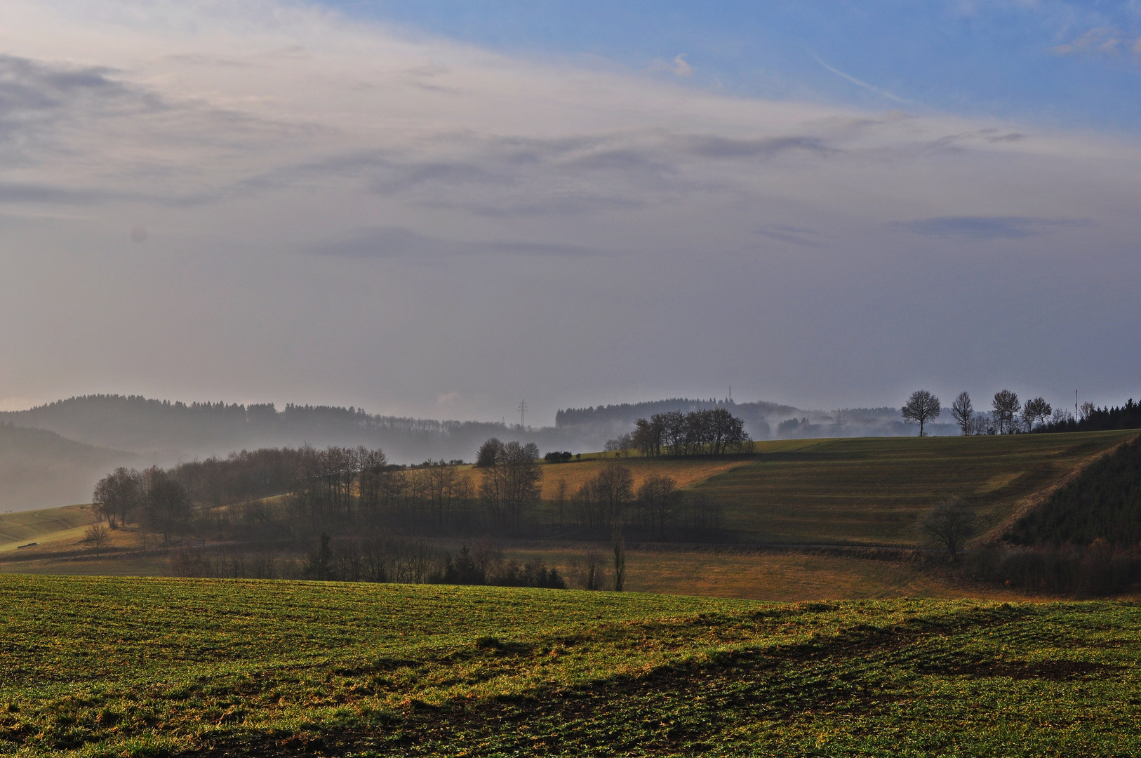 früh am Morgen