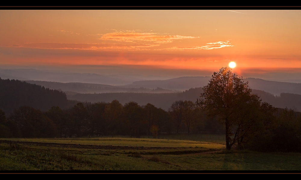 Früh am Morgen . . .