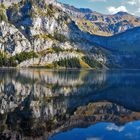 Früh am Morgen am Oeschinensee!