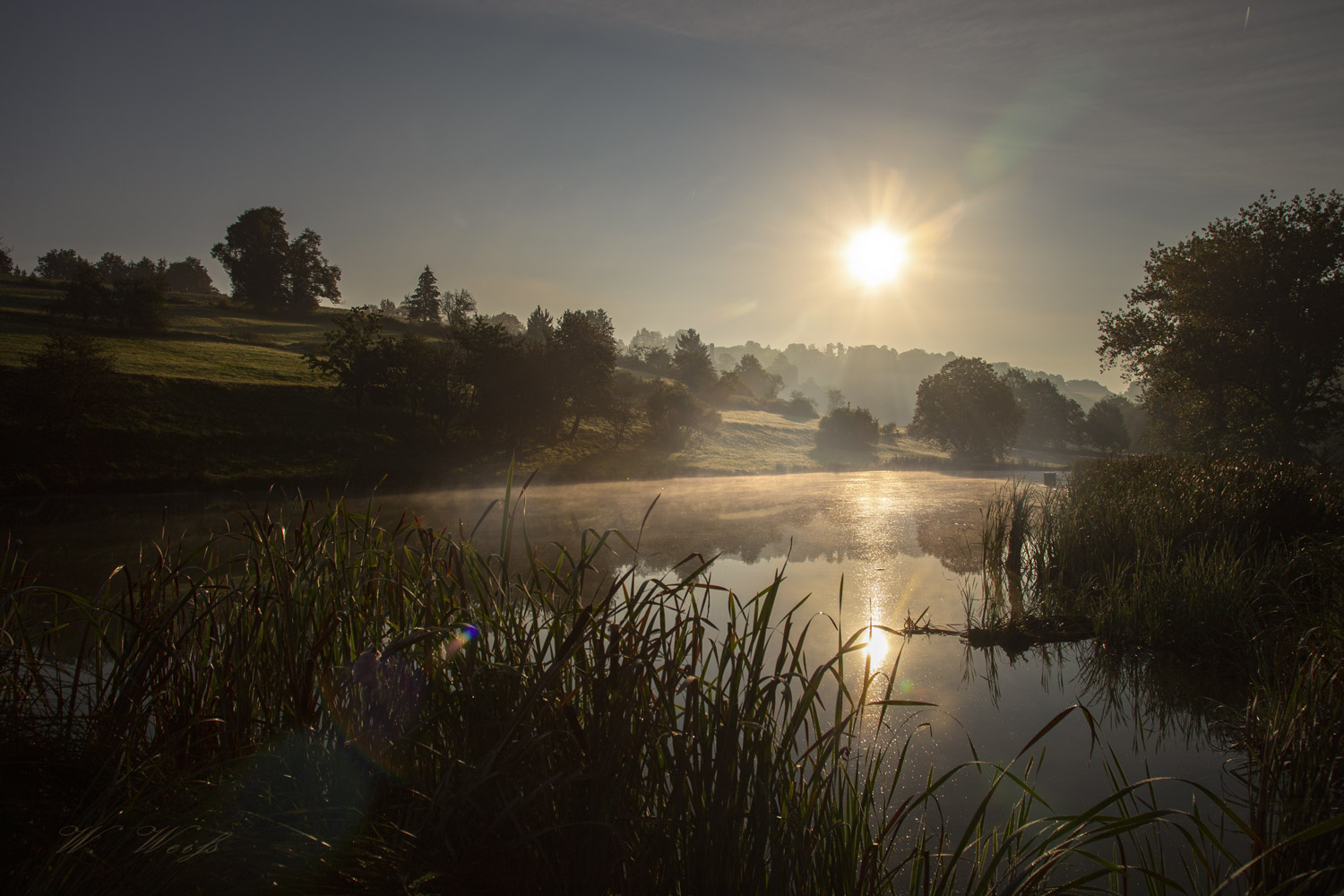 Früh am Morgen an der Ilz bei Passau