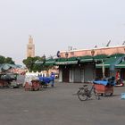 Früh am Morgen auf dem Djemaa El Fna