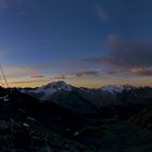 Früh am Morgen auf der Dreieckspitze...