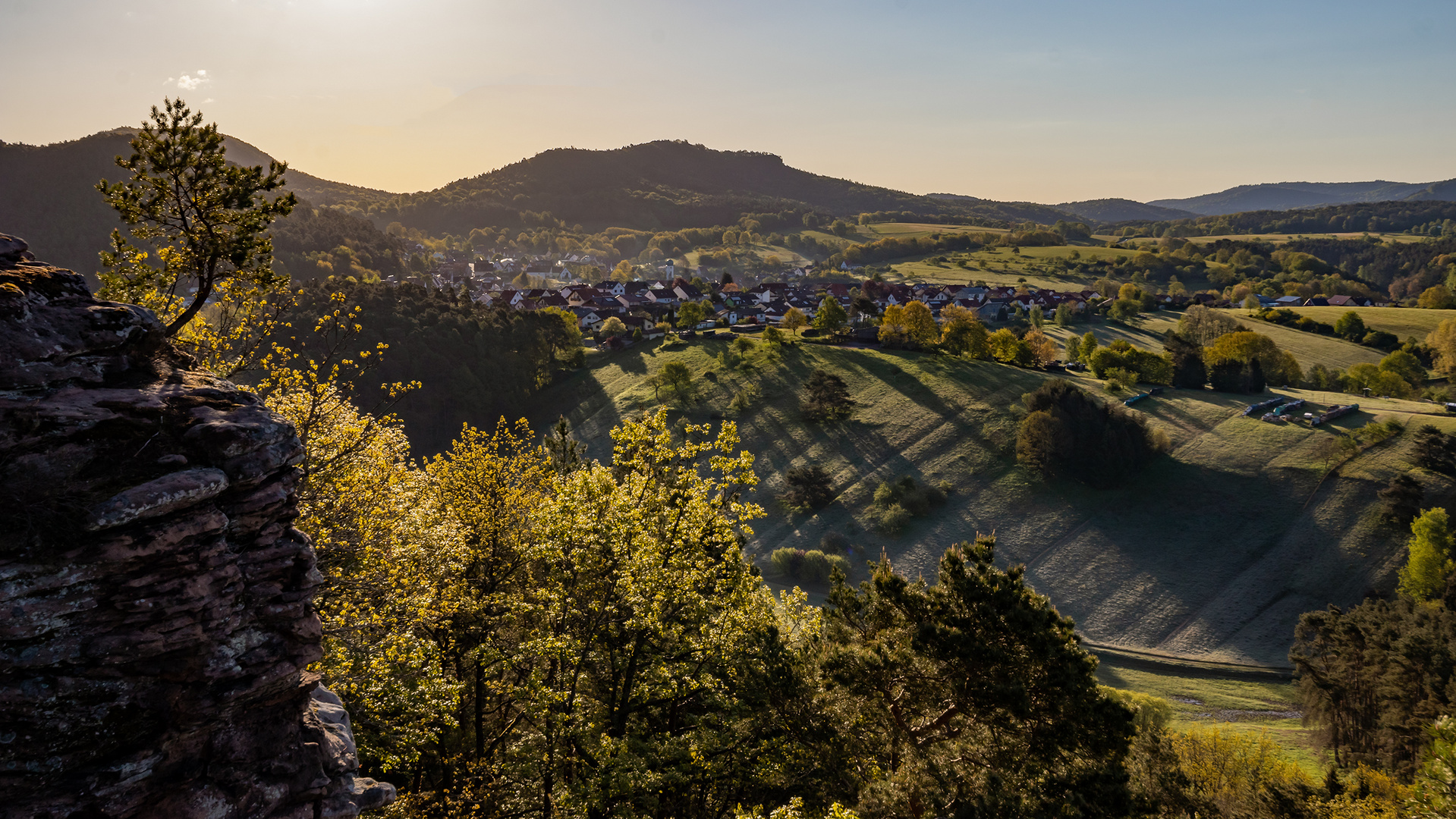 Früh am Morgen.