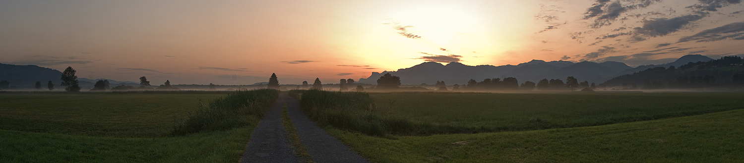 Früh am Morgen