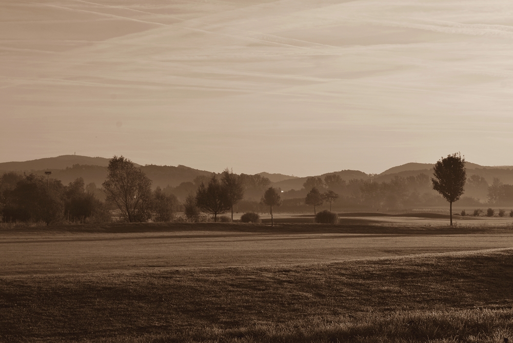 früh am Morgen