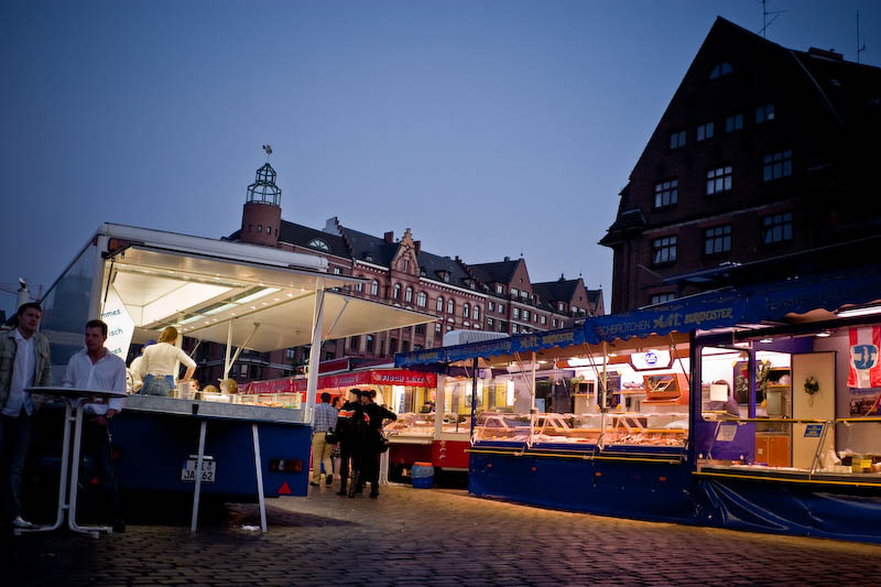 früh am Morgen (Hamburg Fischmarkt)