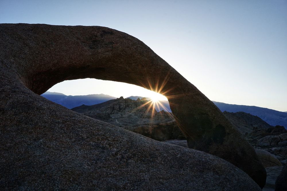 Früh am Morgen in den Alabama Hills