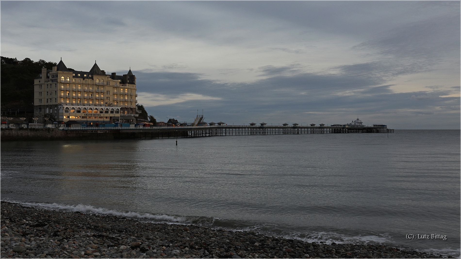 Früh am Morgen in Llandudno