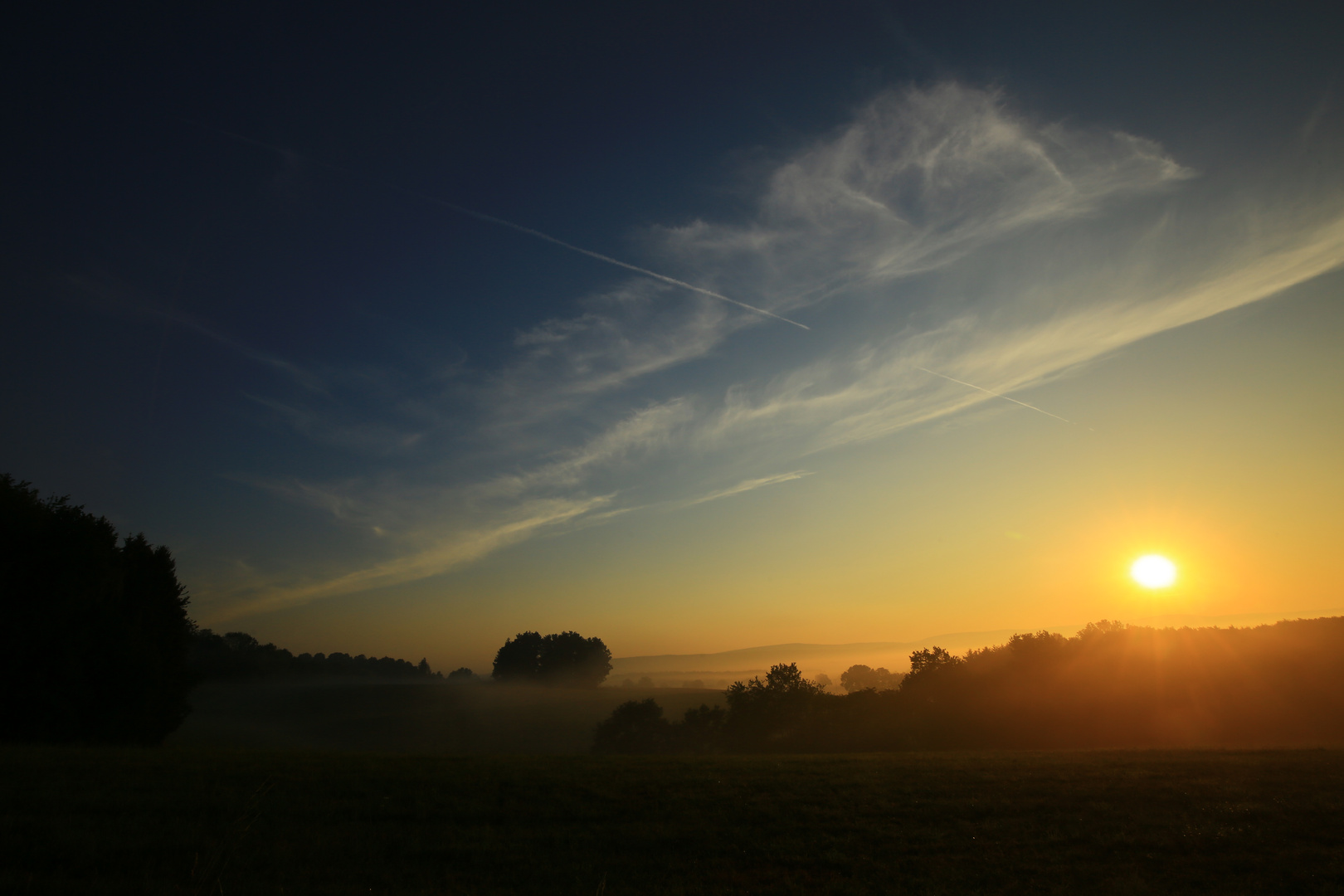 früh am Morgen ist es am schönsten in der Natur