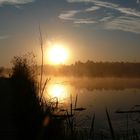 Früh am morgen mit der sonne