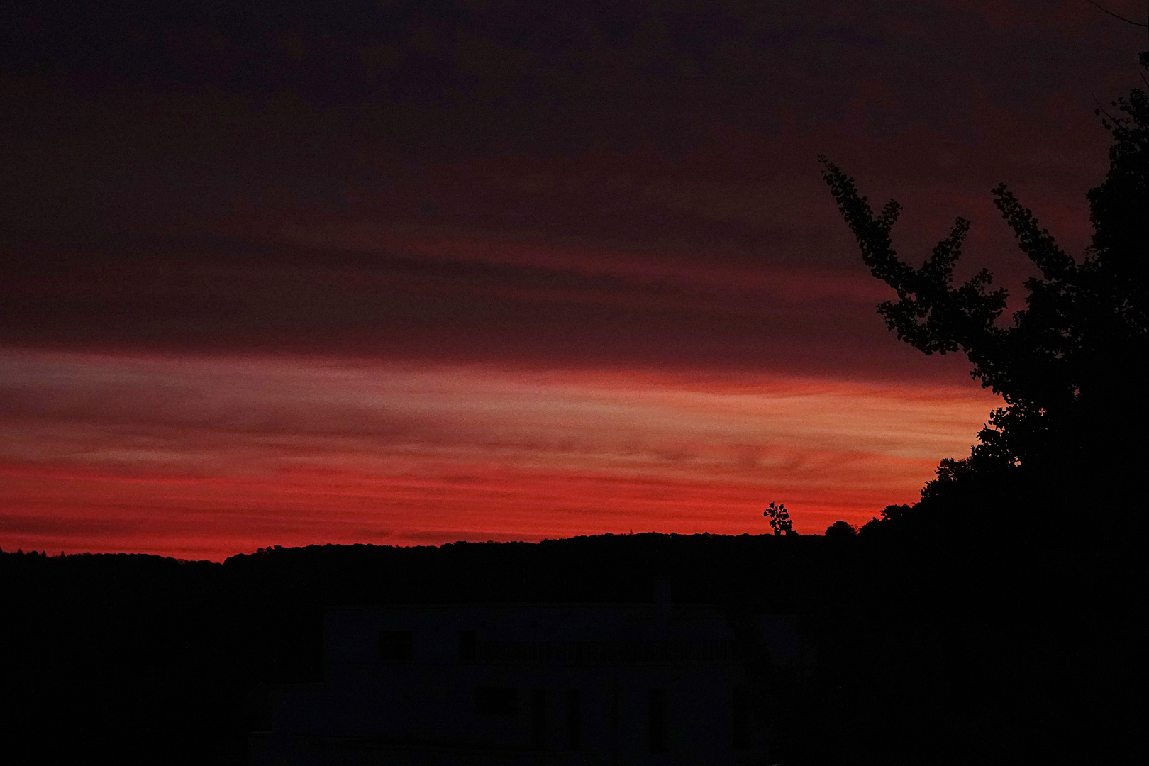 früh am Morgen um halb acht