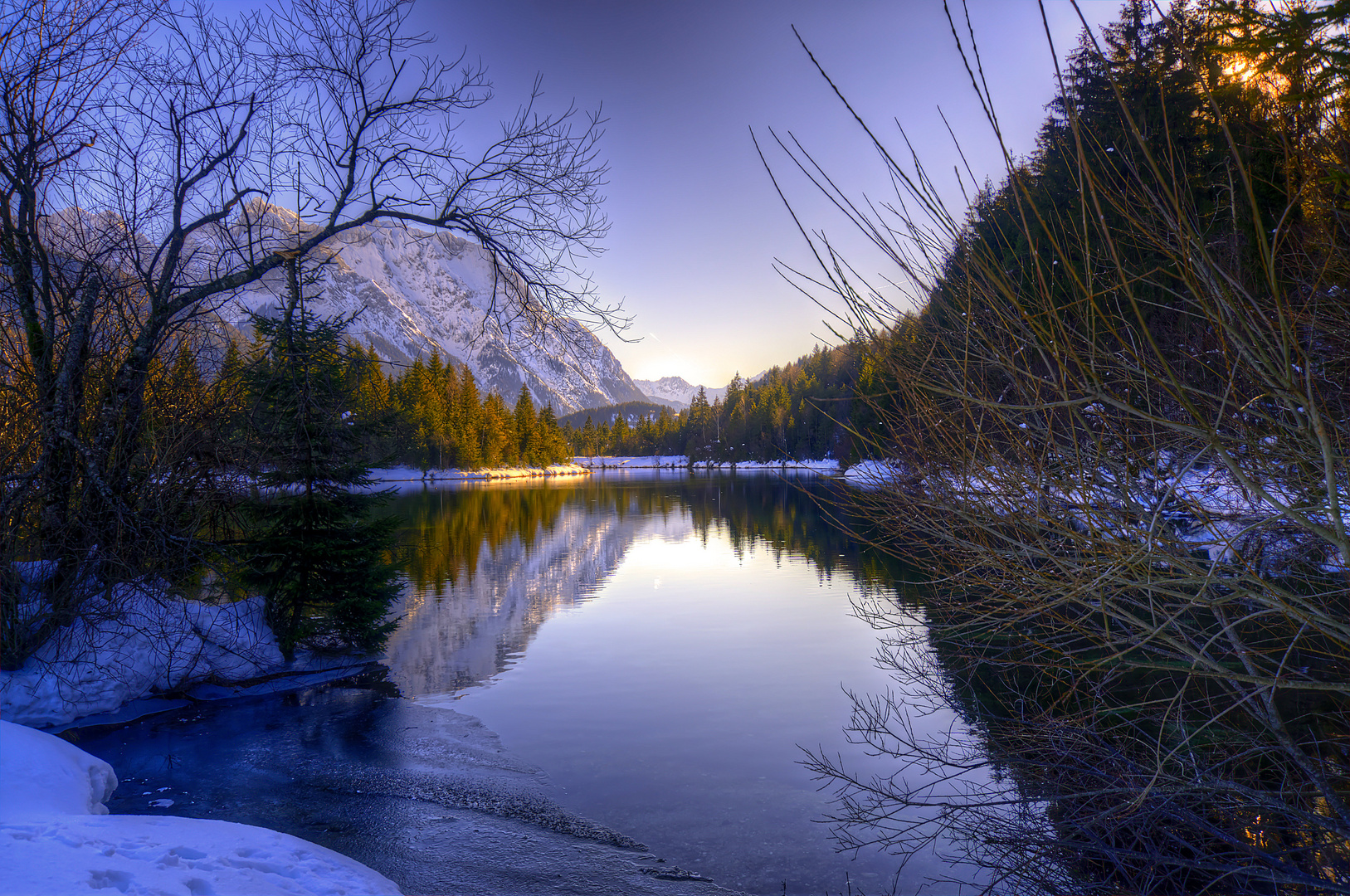 Früh am Tag im Karwendel