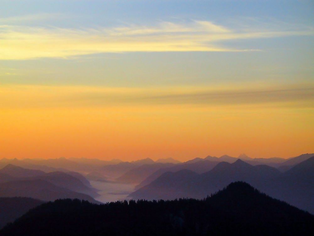 Früh aufgestanden im Karwendel...