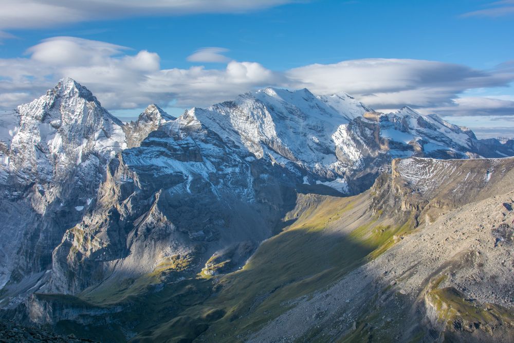 Früh herbstliche Stimmung in den Alpen