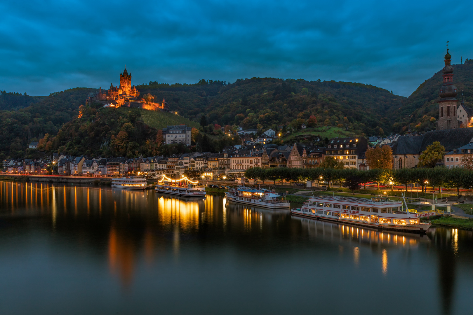 Früh Morgen an der Mosel