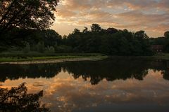 Früh morgens am Aprather Mühlenteich