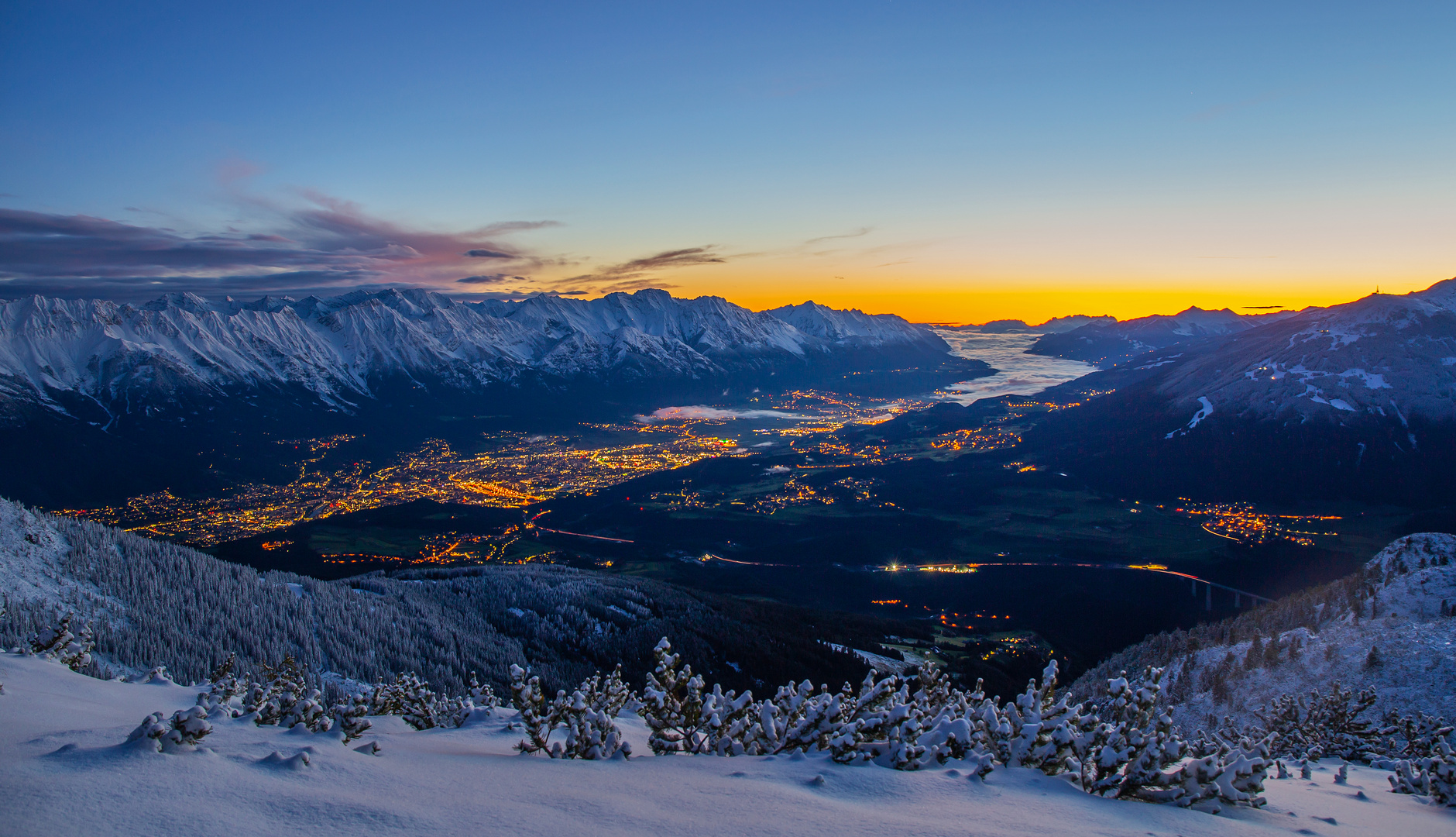 früh Morgens am Berg