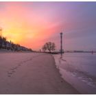 Früh Morgens am Elbstrand