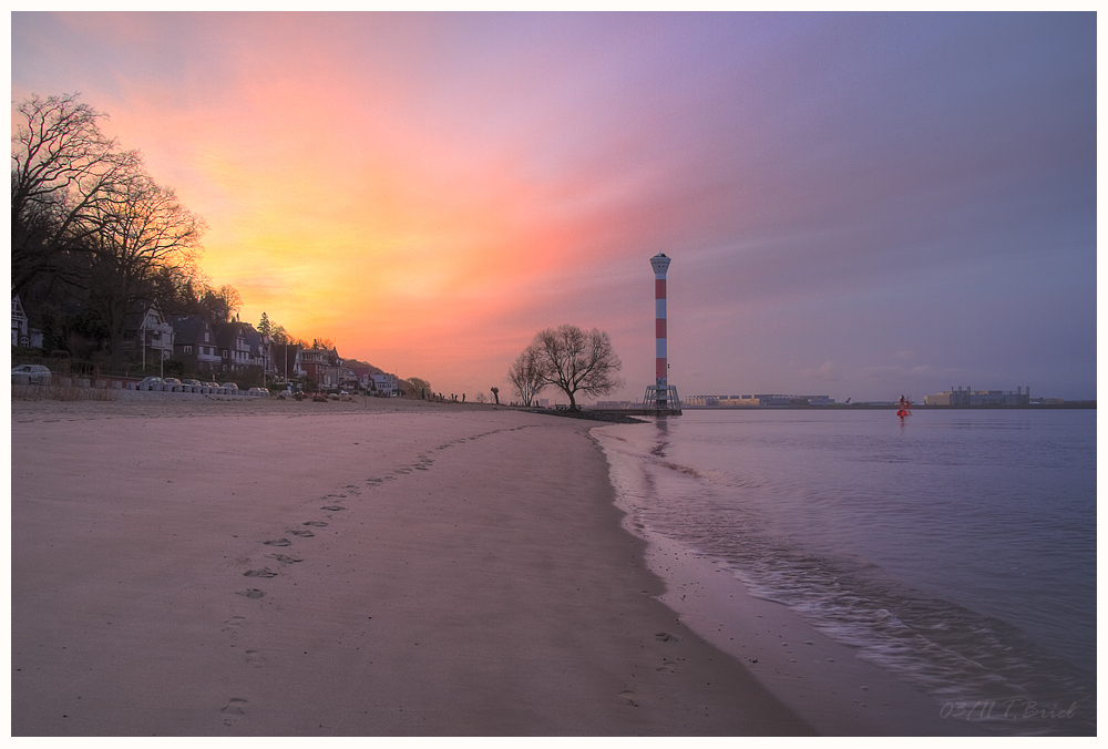 Früh Morgens am Elbstrand