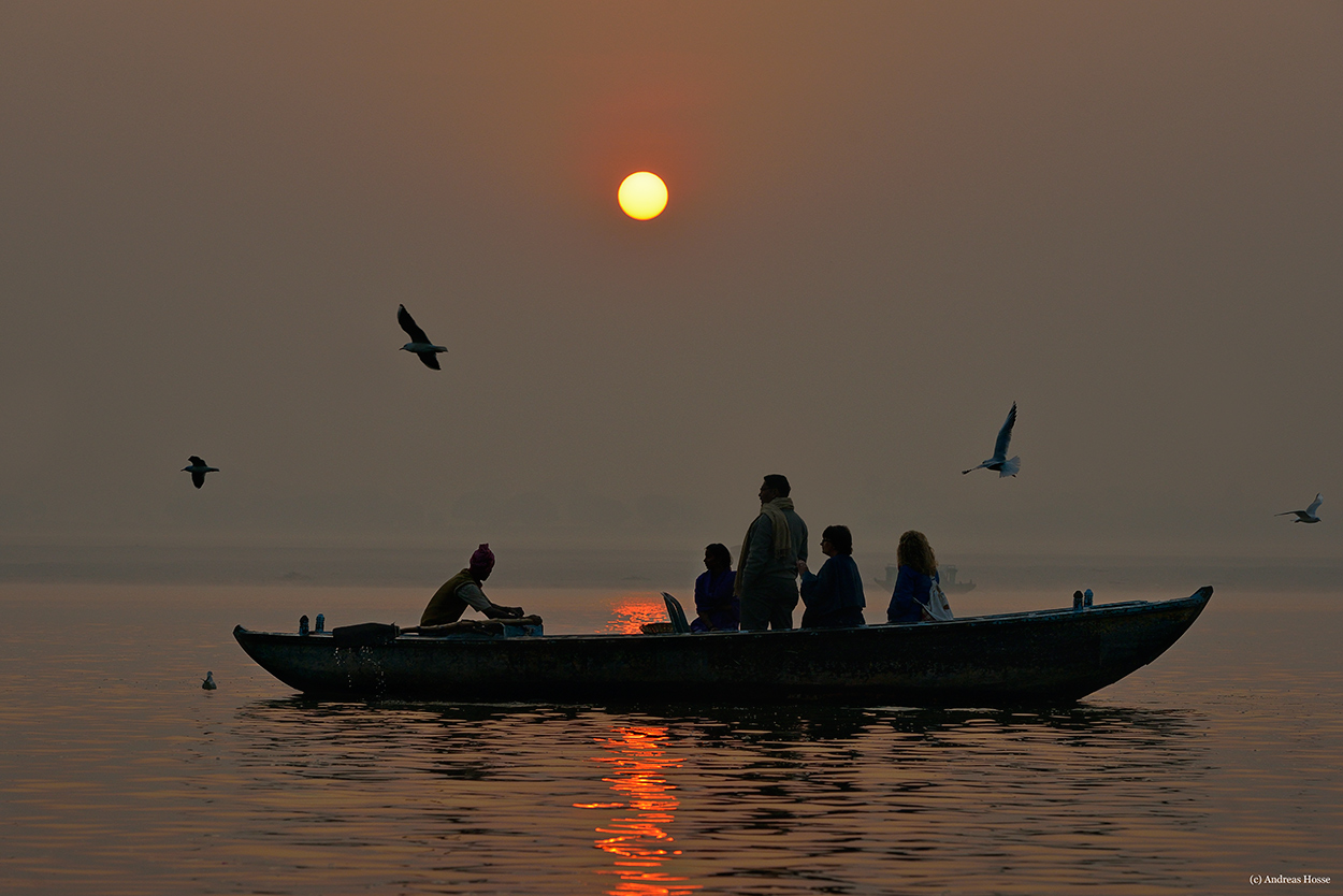 " Früh Morgens am Ganges "