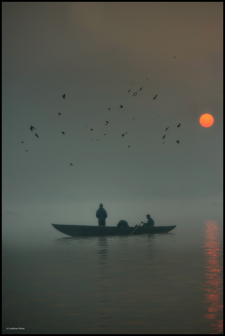 Früh Morgens am Ganges