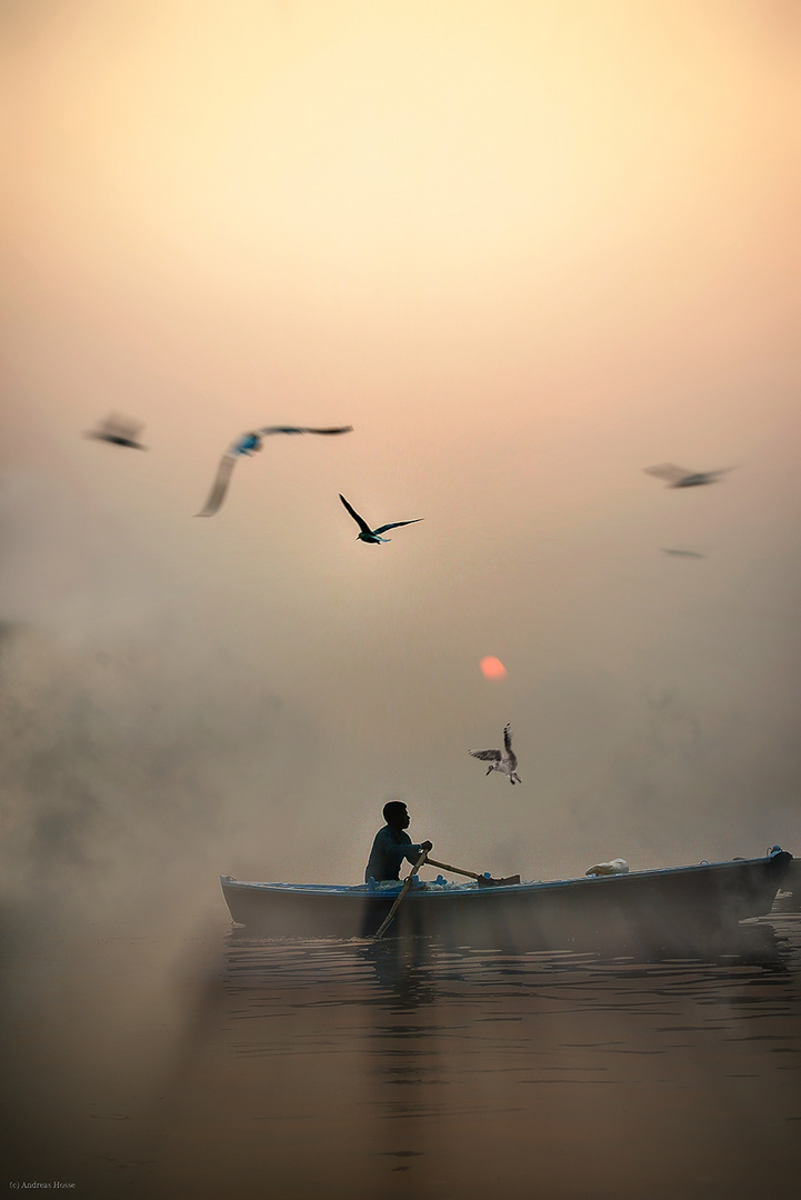 Früh Morgens am Ganges II