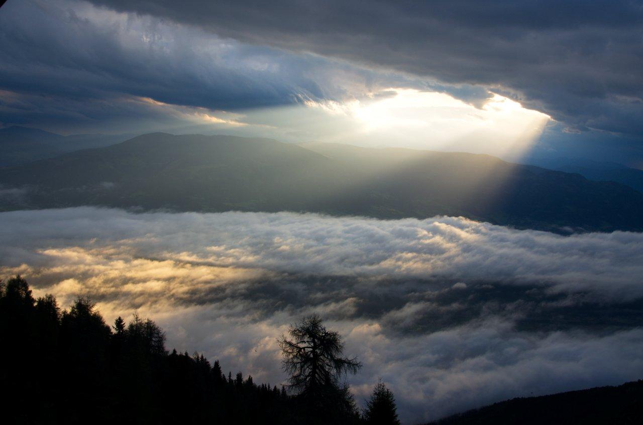 früh morgens am Goldeck