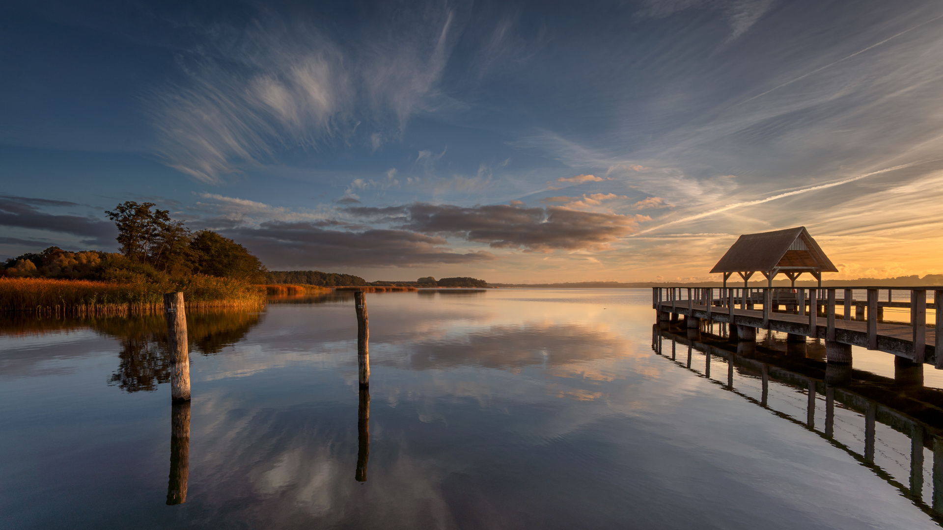 Früh morgens am Hemmelsdorfer See