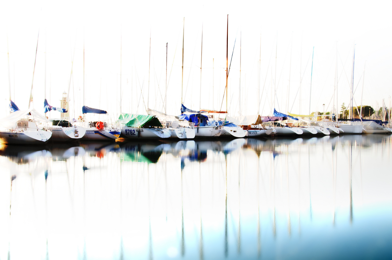 früh morgens am See