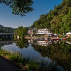 Früh morgens an der Lahn.