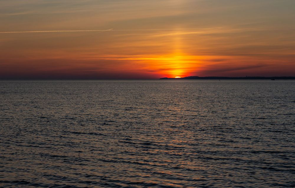 Früh morgens an der Ostseeküste