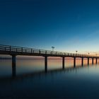 Früh morgens an der Seebrücke in Haffkrug in der Lübecker Bucht....