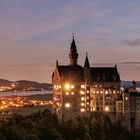 Früh morgens auf der Marienbrücke 