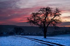 früh morgens im Dezember