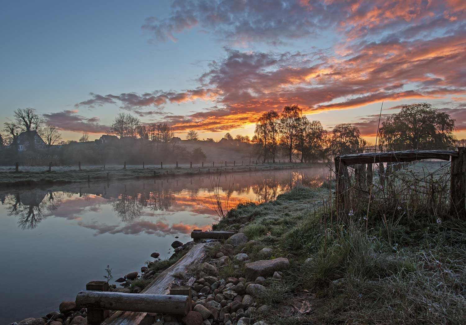 Früh morgens im schönen Schleswig Holstein