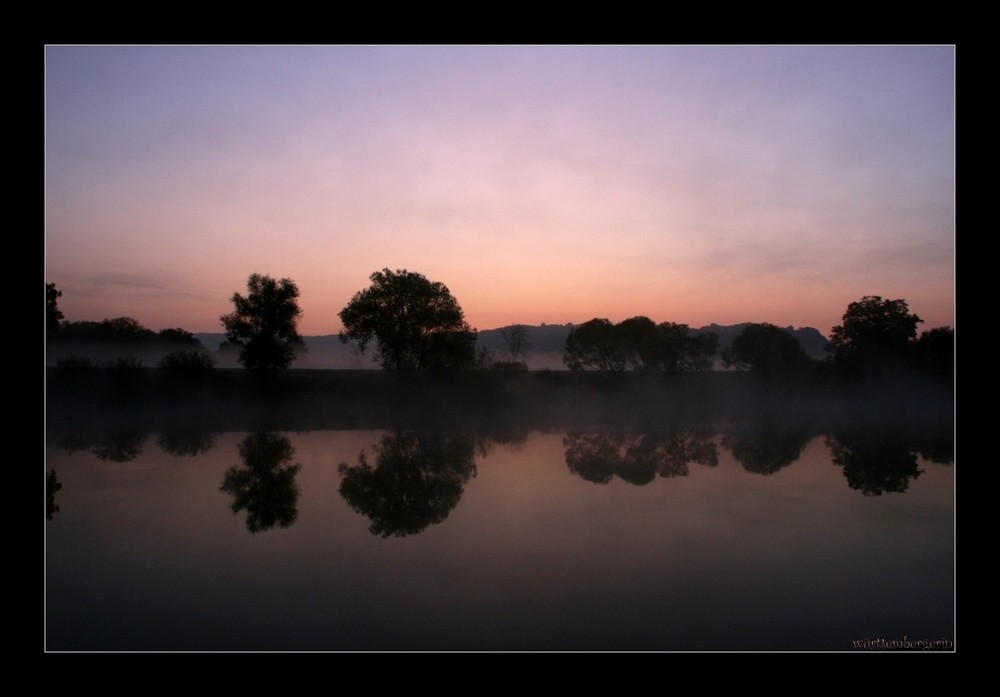 früh morgens im Spätsommer...