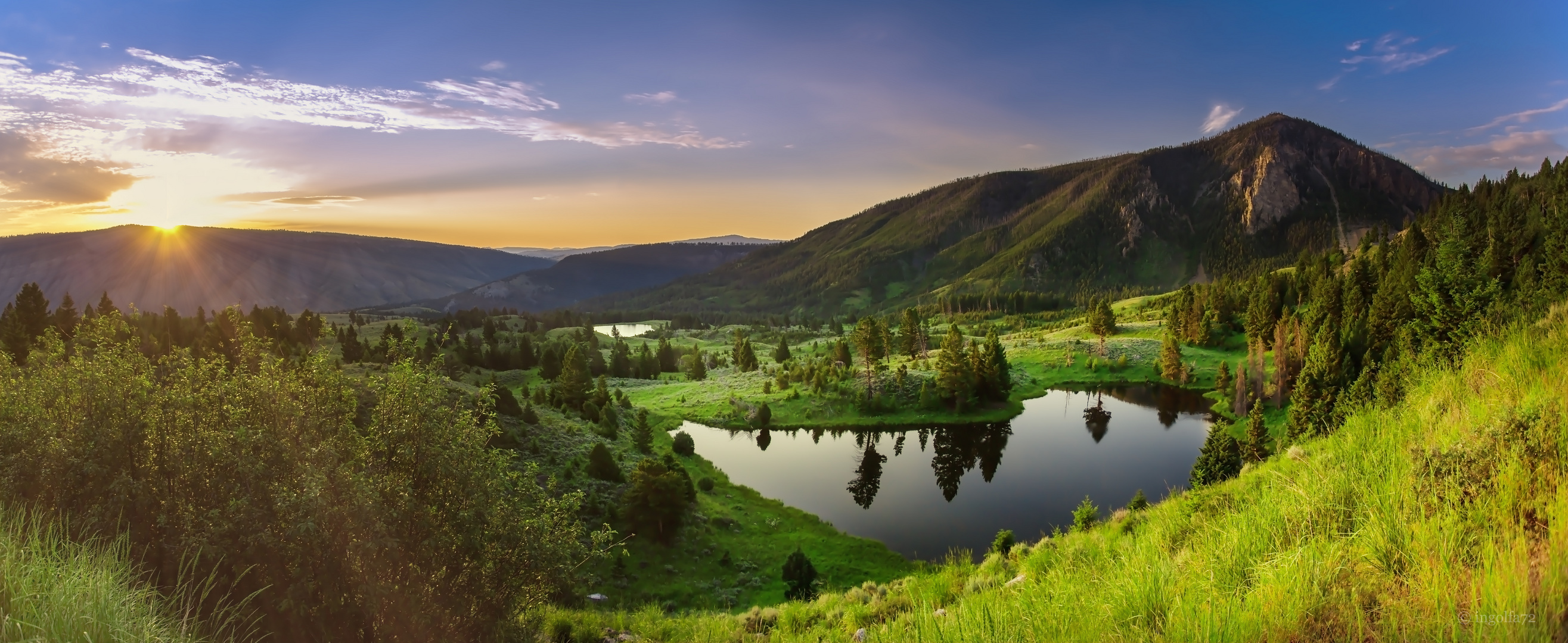 "früh morgens im Yellowstone 2"