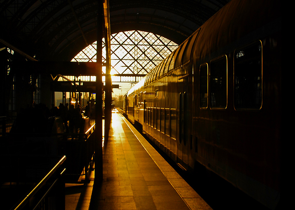 Früh morgens in Dresden