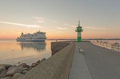 früh morgens in Lübeck-Travemünde 
